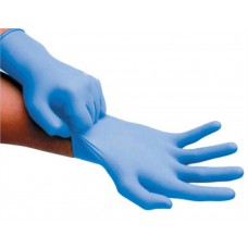 Nitril handschoen blauw, maat L